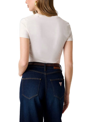 Guess T-Shirt Guess Slim Fit - Panna