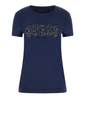 Guess T-Shirt Guess Slim Fit Con Logo - Blu