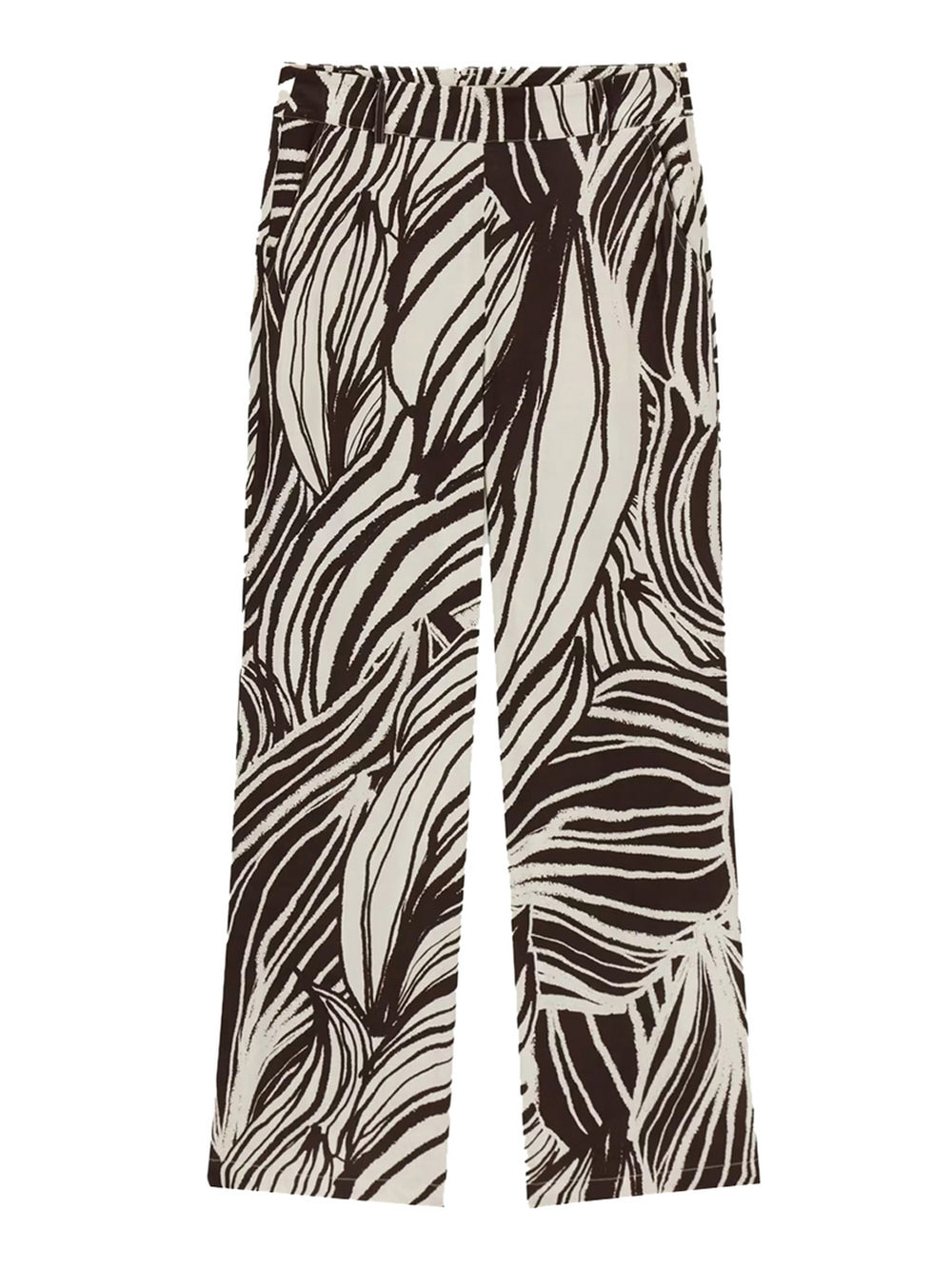 Guess Pantalone Guess In Viscosa - Marrone/Crema