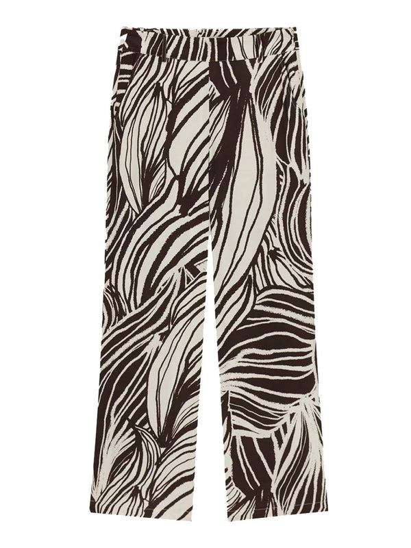 Guess Pantalone Guess In Viscosa - Marrone/Crema