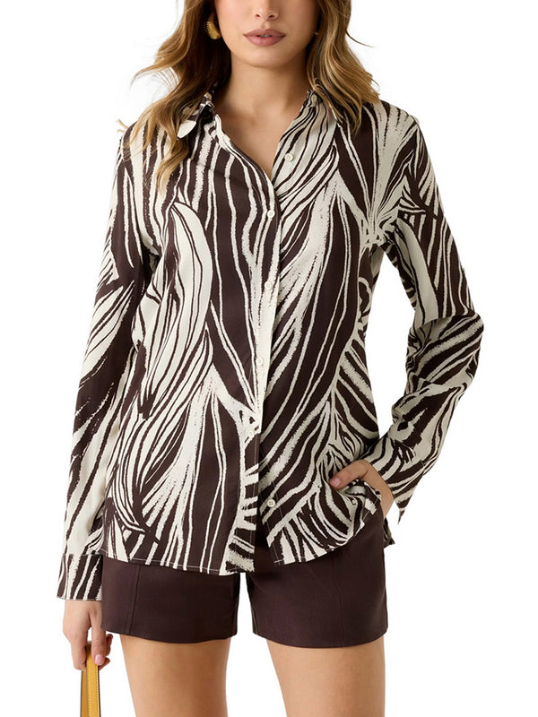 Guess Camicia Guess Grafica - Marrone