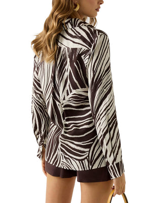 Guess Camicia Guess Grafica - Marrone