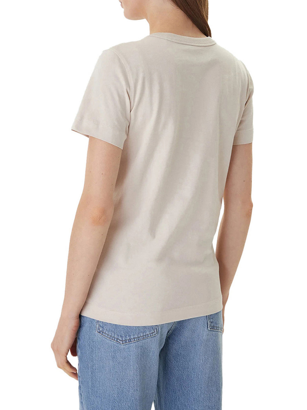 Guess T-Shirt Guess Logo 3D - Crema