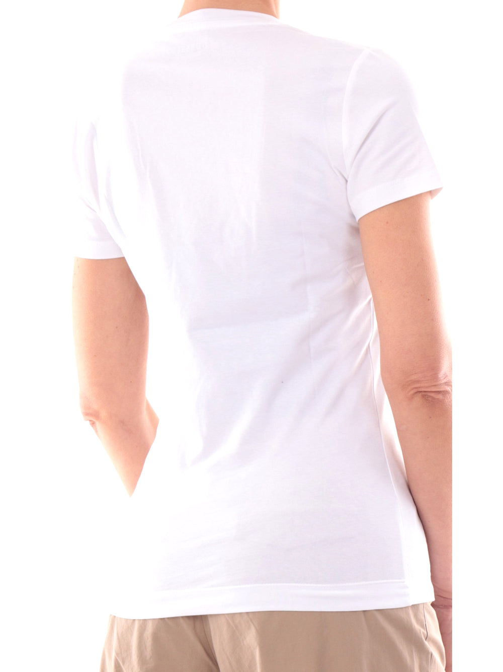 GUESS 2 USCITA T-Shirt Guess Ss Cn Flower Triangl - Bianco