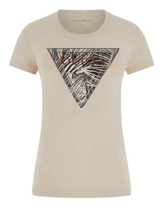 GUESS 2 USCITA T-shirt Con Logo Triangolo Guess - Beige