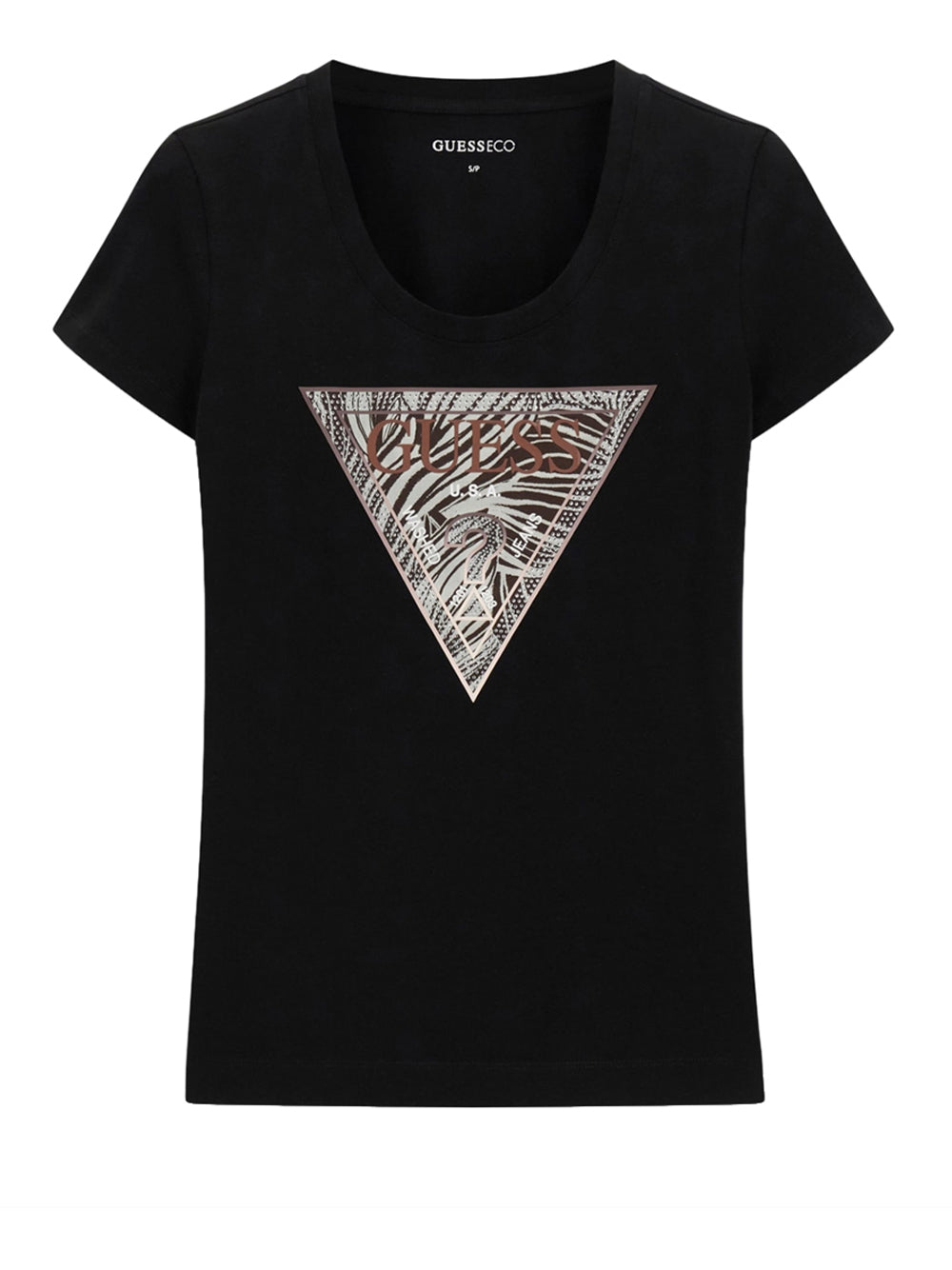 GUESS 2 USCITA T-shirt Con Logo Triangolo Guess - Nero