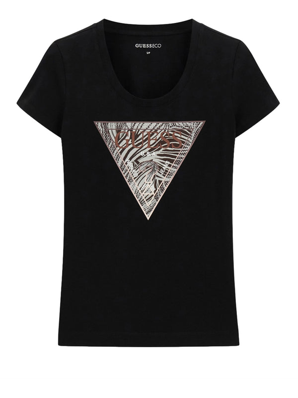 GUESS 2 USCITA T-shirt Con Logo Triangolo Guess - Nero