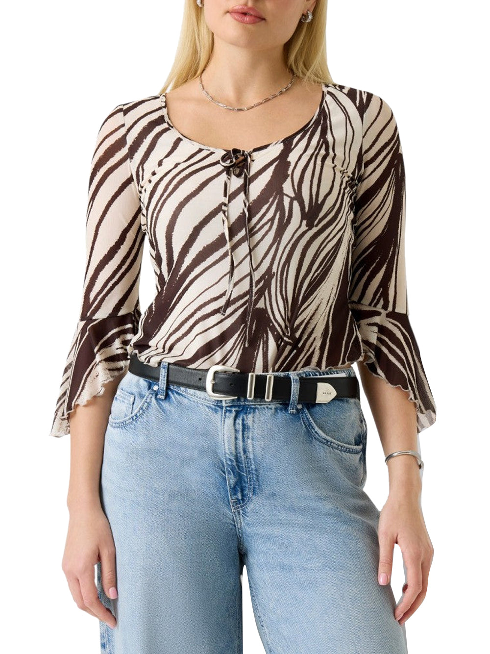 GUESS 2 USCITA Maglia Guess Serafina Mesh - Multi