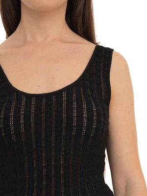 GUESS 2 USCITA Canotta Sl Rosalyn Guess - Nero