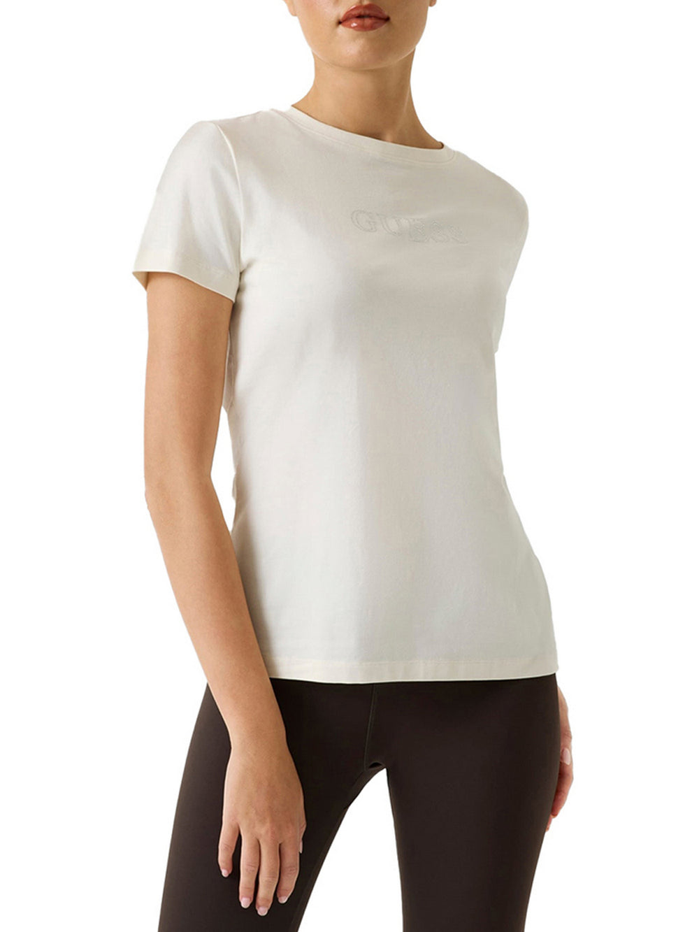 Guess T-Shirt Guess Briana Ss - Beige