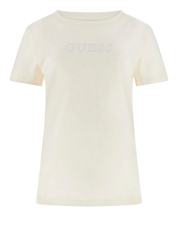 Guess T-Shirt Guess Briana Ss - Beige