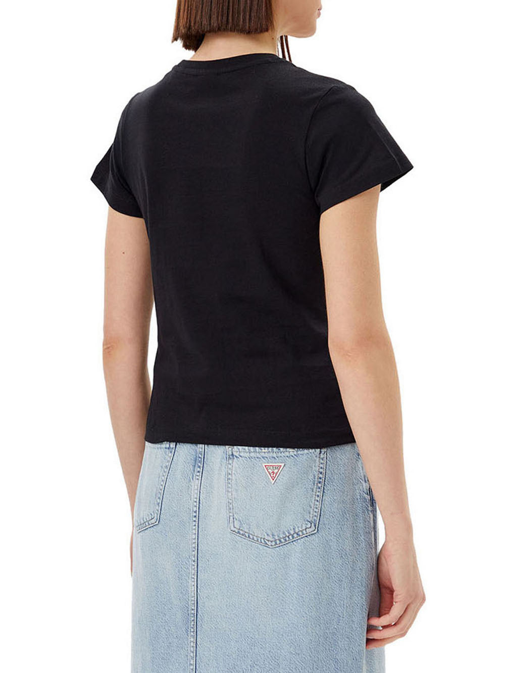 Guess T-Shirt Guess Narciso Cn - Nero