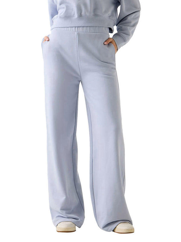Guess Pantatuta Guess Yayoi Wide Leg - Azzurro