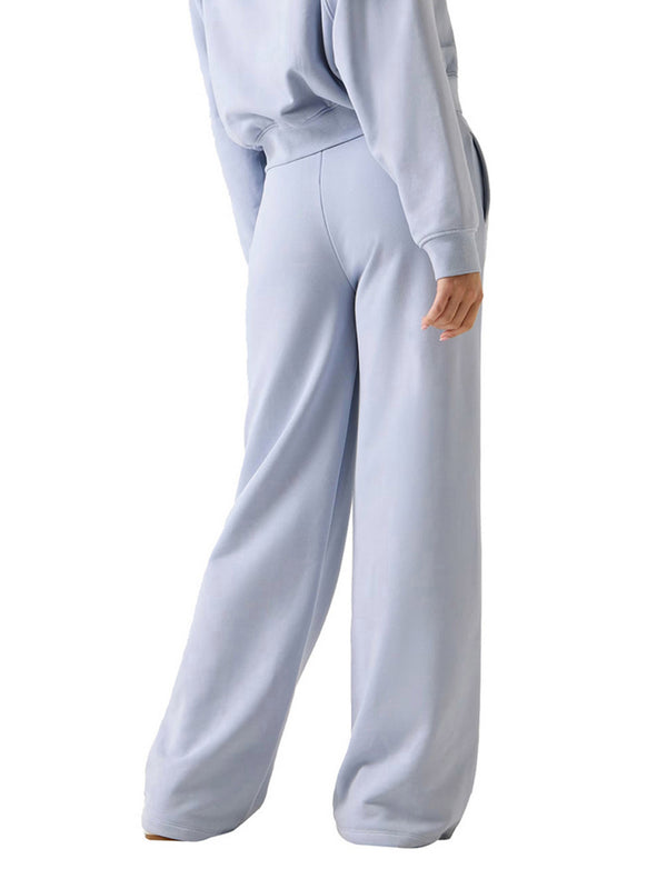 Guess Pantatuta Guess Yayoi Wide Leg - Azzurro