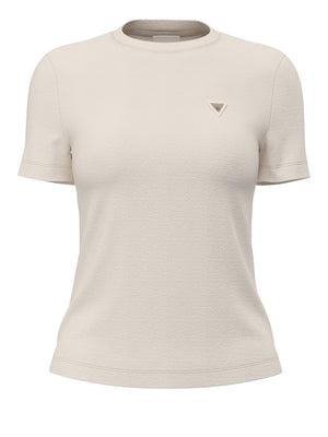 Guess T-Shirt Guess Sonia Cn Ss - Avorio