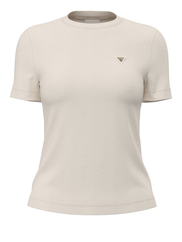 Guess T-Shirt Guess Sonia Cn Ss - Avorio