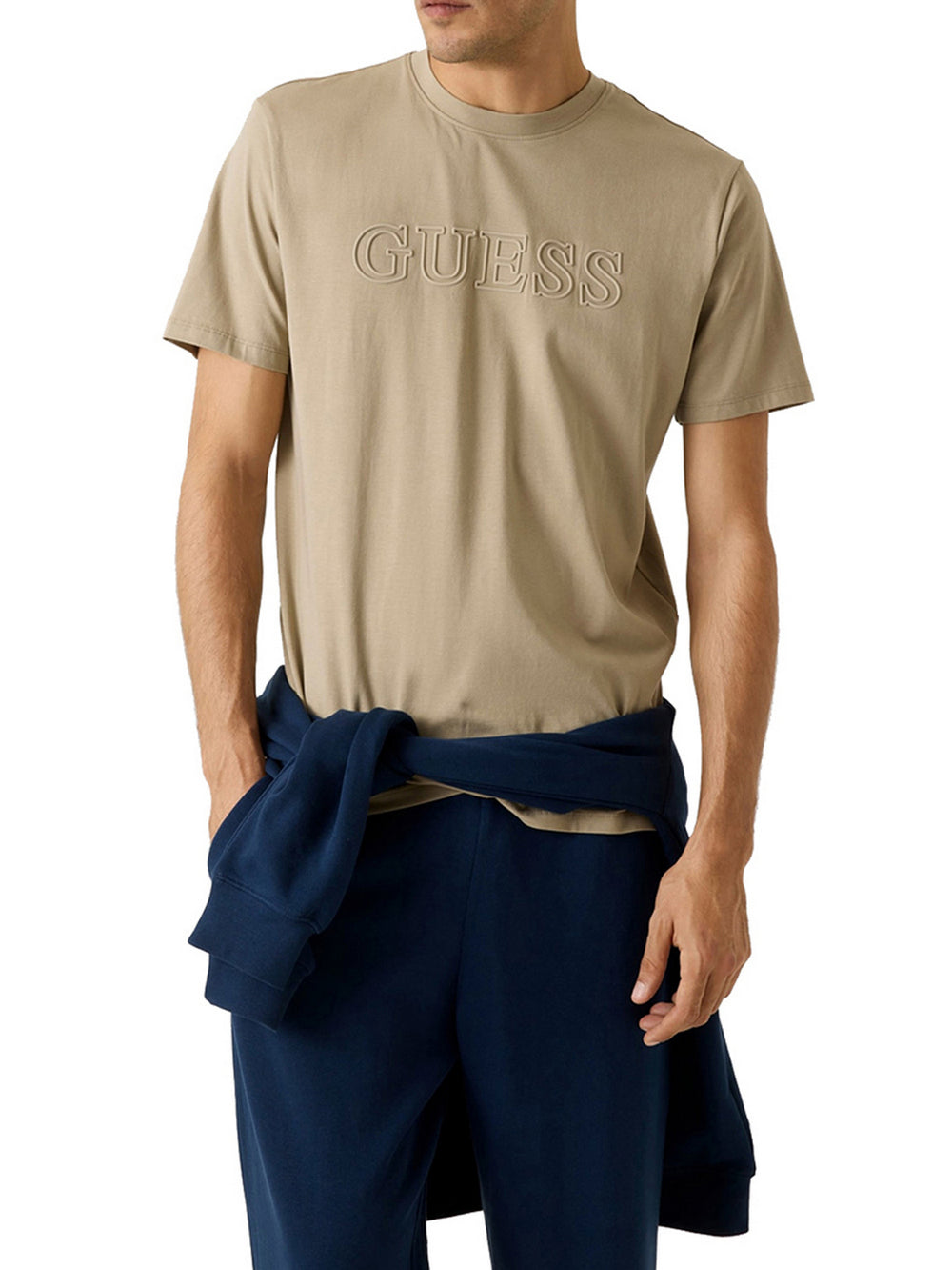 Guess T-Shirt Guess Ss Alphy - Beige