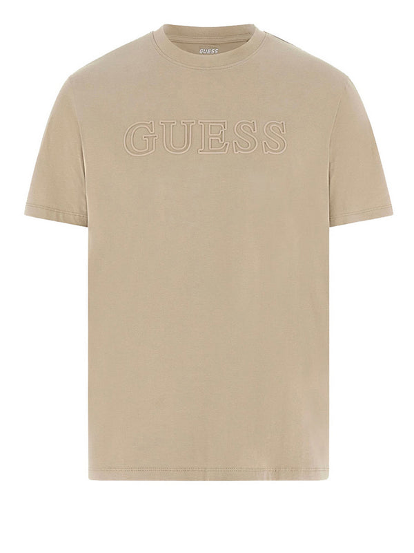 Guess T-Shirt Guess Ss Alphy - Beige