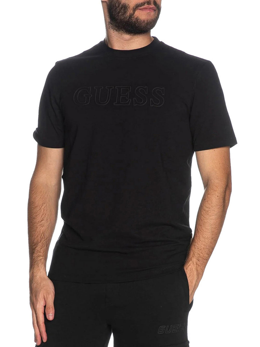 Guess T-Shirt Guess Ss Alphy - Nero