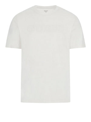 Guess T-Shirt Guess Ss Alphy - Bianco