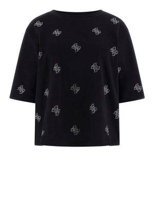 GUESS ATHLEISURE 2 USCITA T-Shirt Silvy 4G Ss Cn Guess - Nero