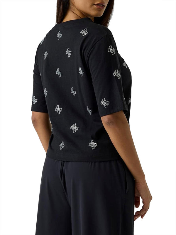 GUESS ATHLEISURE 2 USCITA T-Shirt Silvy 4G Ss Cn Guess - Nero