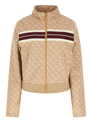 Guess Felpa Guess 4G Jacquard - Beige