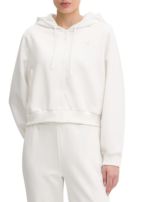 GUESS ATHLEISURE 2 USCITA Felpa Silvy Full Zip Hoodi Guess - Bianco