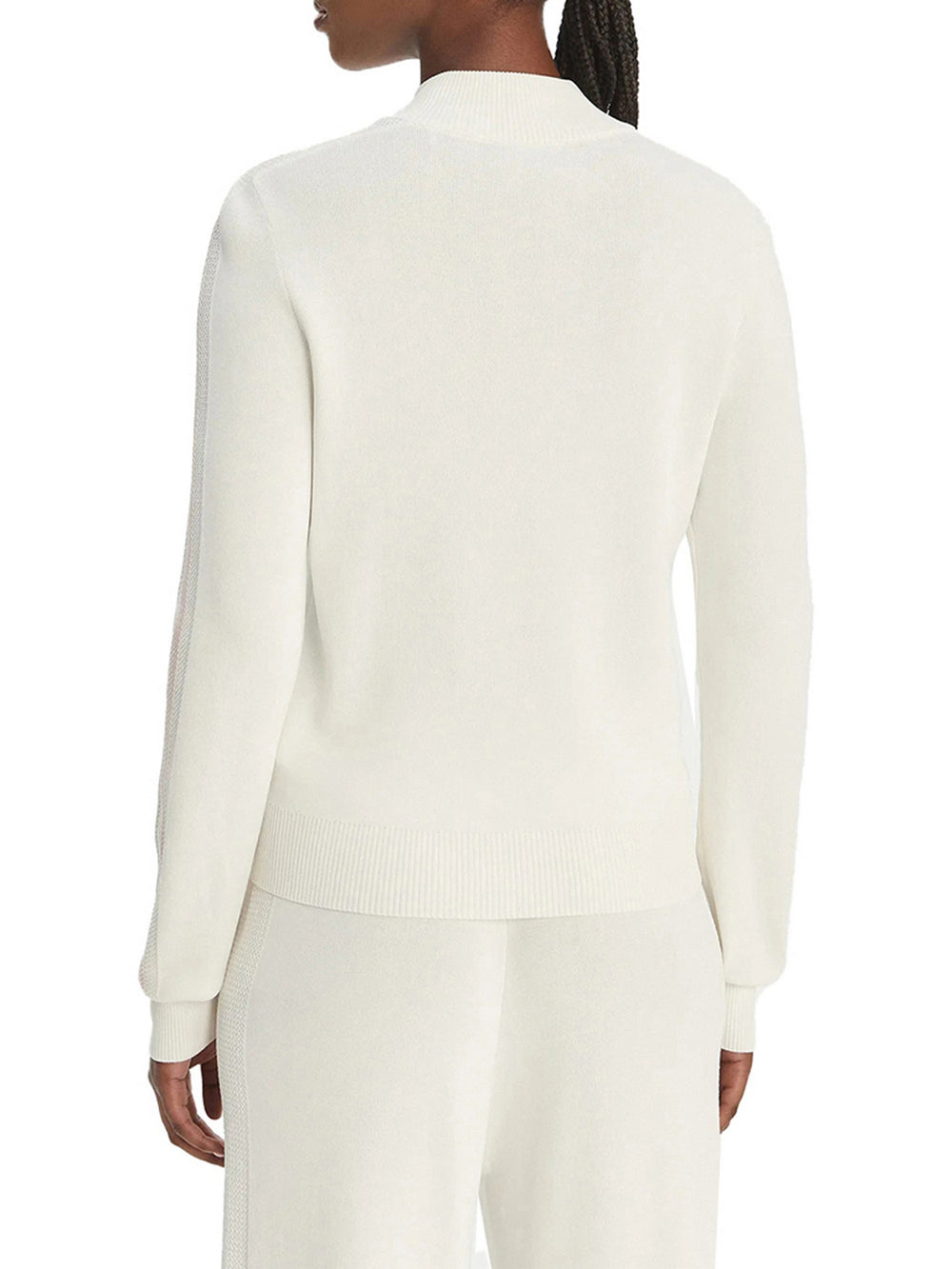 Guess Felpa Guess Gabry Full Zip - Bianco