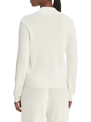 Guess Felpa Guess Gabry Full Zip - Bianco