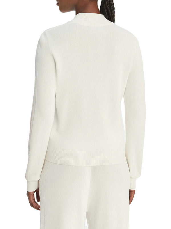 Guess Felpa Guess Gabry Full Zip - Bianco