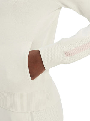 Guess Felpa Guess Gabry Full Zip - Bianco