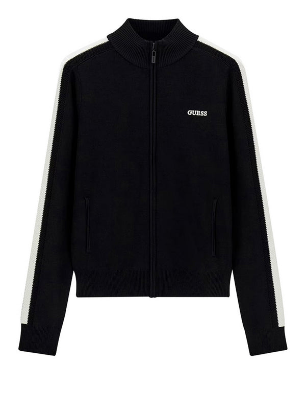 Guess Felpa Gabry Guess Con Logo - Nero
