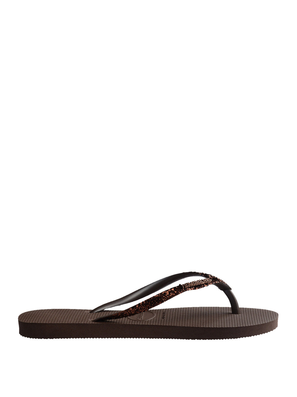HAVAIANAS Infradito Havaianas Slim Glitter II - Marrone Scuro