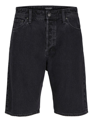 JACK&JONES MAIN 1 Bermuda Jack&Jones In Jeans Baggy Fit - Nero
