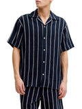 JACK&JONES MAIN 1 Camicia Jack&Jones Stile Hawaiano Relaxed Fit - Nero