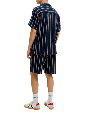 JACK&JONES MAIN 1 Camicia Jack&Jones Stile Hawaiano Relaxed Fit - Nero