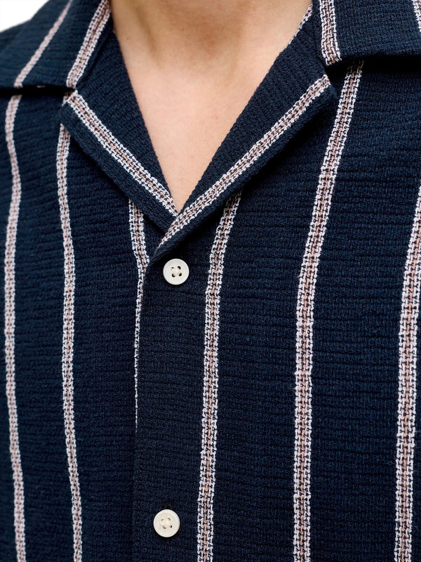 JACK&JONES MAIN 1 Camicia Jack&Jones Stile Hawaiano Relaxed Fit - Nero