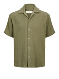 JACK&JONES MAIN 1 Camicia Jack&Jones Jorcoba Stripe Resort - Verde