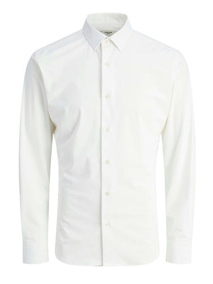 JACK&JONES MAIN 1 Camicia Jack&Jones Jprblaactive Stretch - Bianco