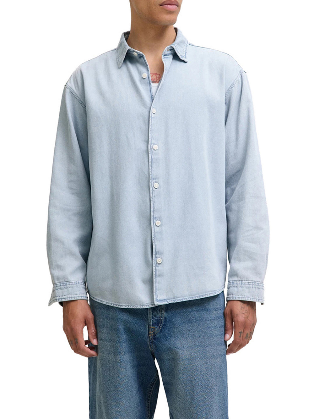 Jack&amp;Jones Camicia Jack&Jones Loose Fit - Light Denim