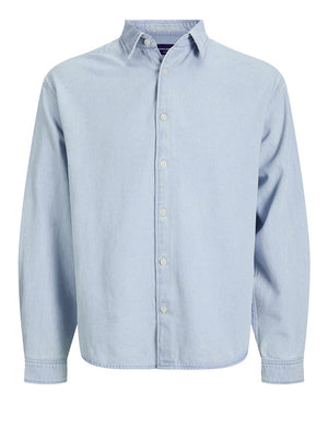 Jack&amp;Jones Camicia Jack&Jones Loose Fit - Light Denim