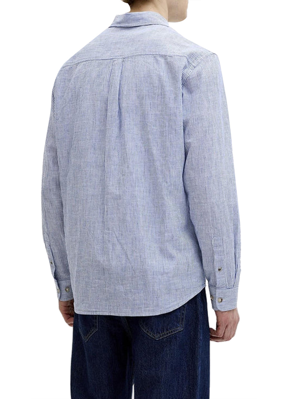 JACK&JONES MAIN 1 Camicia Jack&Jones Regular Fit - Blu/Bianco