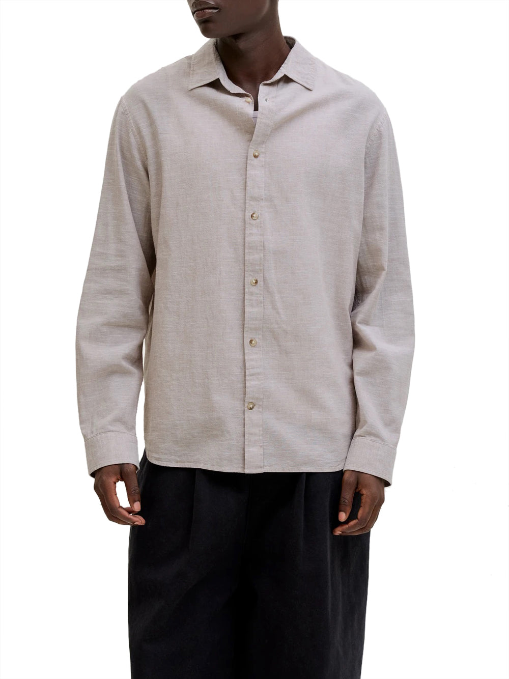 JACK&JONES MAIN 1 Camicia Jack&Jones Regular Fit - Tortora