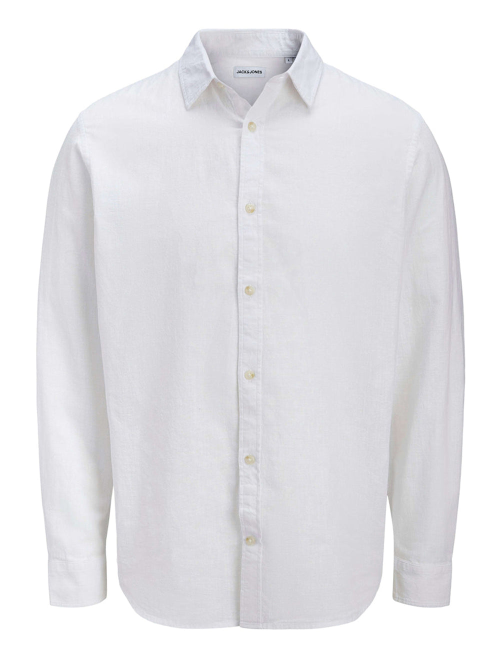 JACK&JONES MAIN 1 Camicia Jack&Jones Jjesummer Linen Blend - Bianco