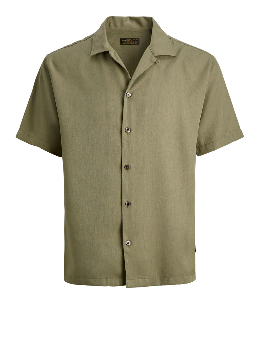 JACK&JONES MAIN 1 Camicia Jack&Jones Jprblurico Tencel Resort Verde