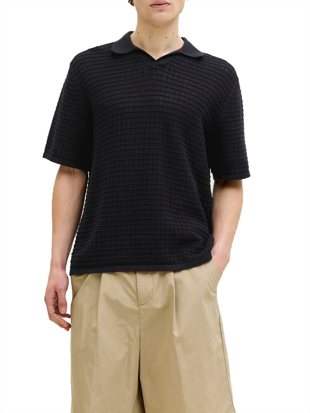 JACK&JONES MAIN 1 Polo Jack&Jones In Maglia - Nero