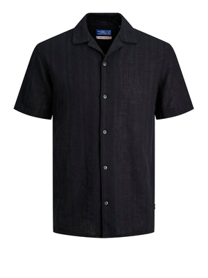 JACK&JONES MAIN 1 Camicia Jack&Jones Jprblusummer Lin Blend Nero