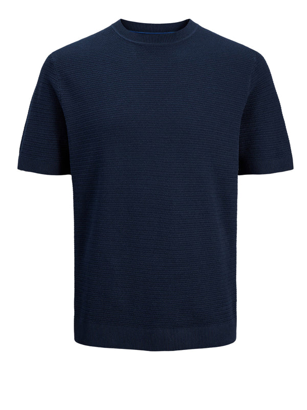 JACK&JONES MAIN 1 T-Shirt In Maglia Jack&Jones - Blu
