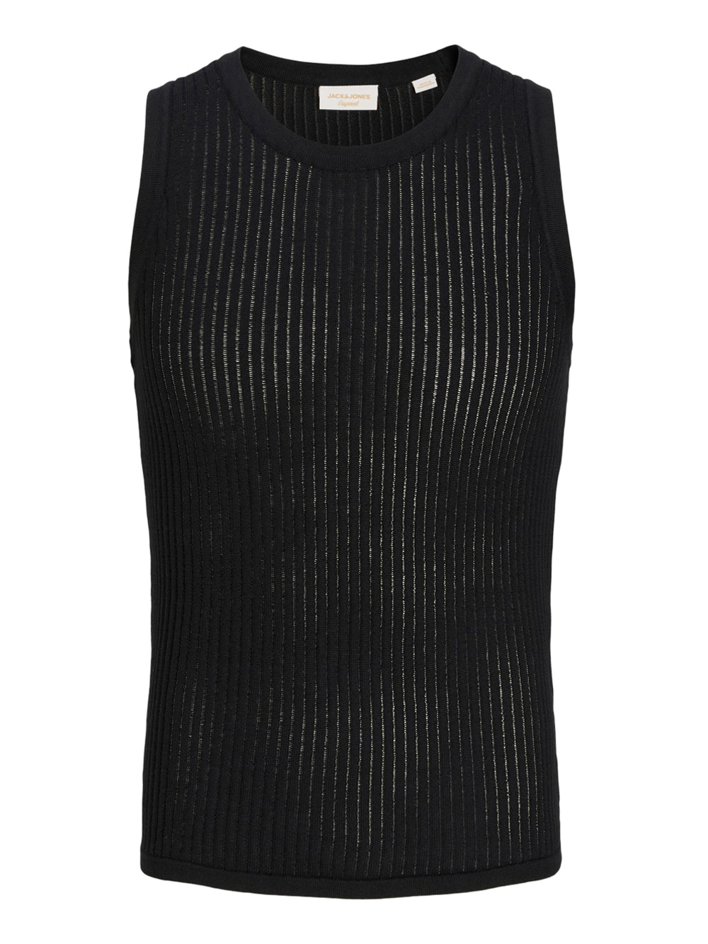 JACK&JONES MAIN 1 Canotta Jcodut Nkit Tank Jack&Jones - Nero